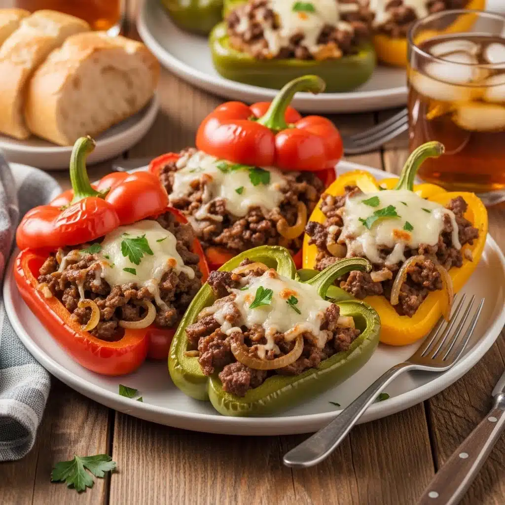 Philly‑Style Cheesesteak Stuffed Peppers