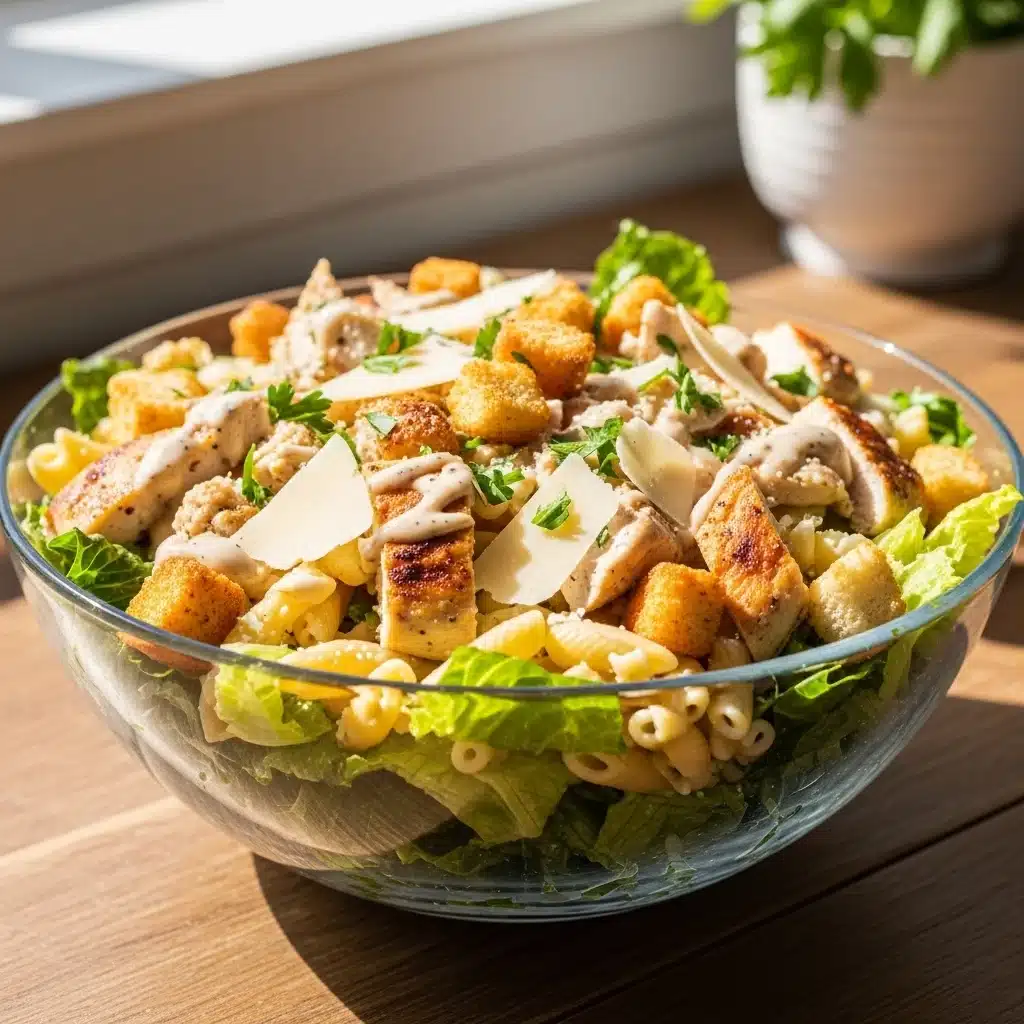 Chicken Caesar Pasta Salad