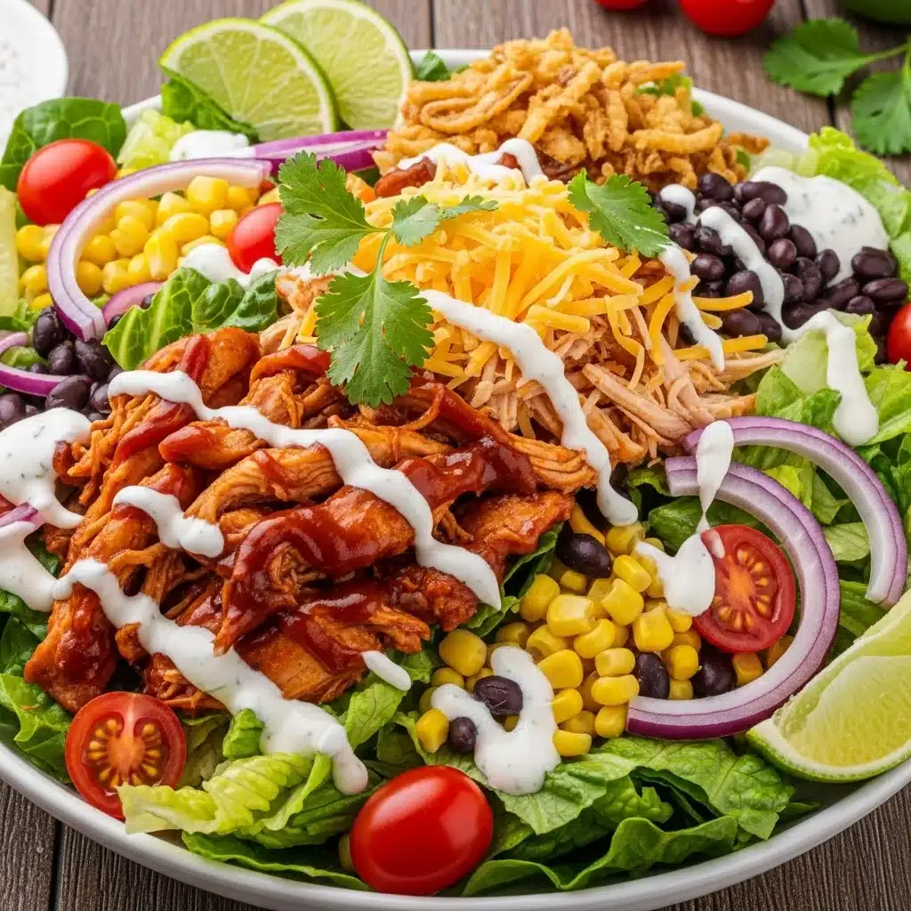BBQ Chicken Ranch Salad