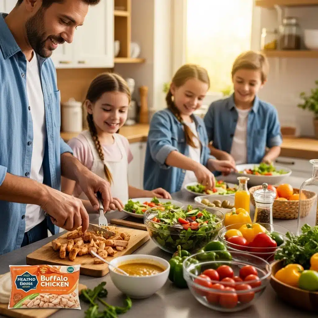 Buffalo Chicken Salad (Healthy Version)