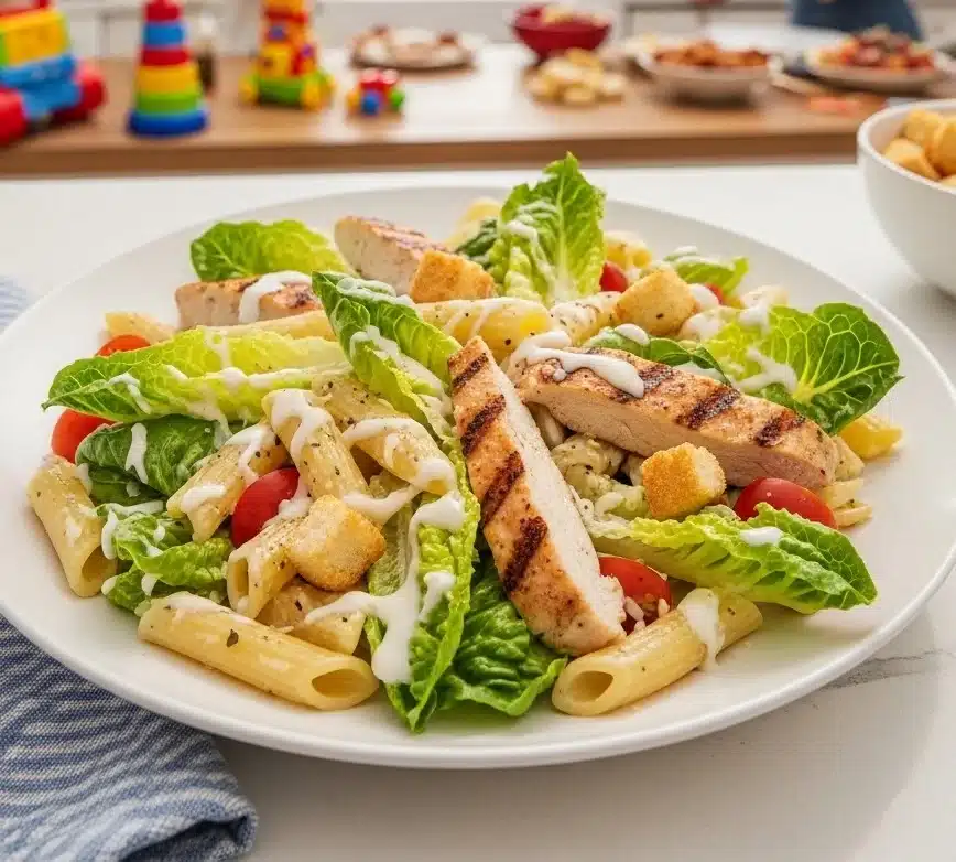 Chicken Caesar Pasta Salad