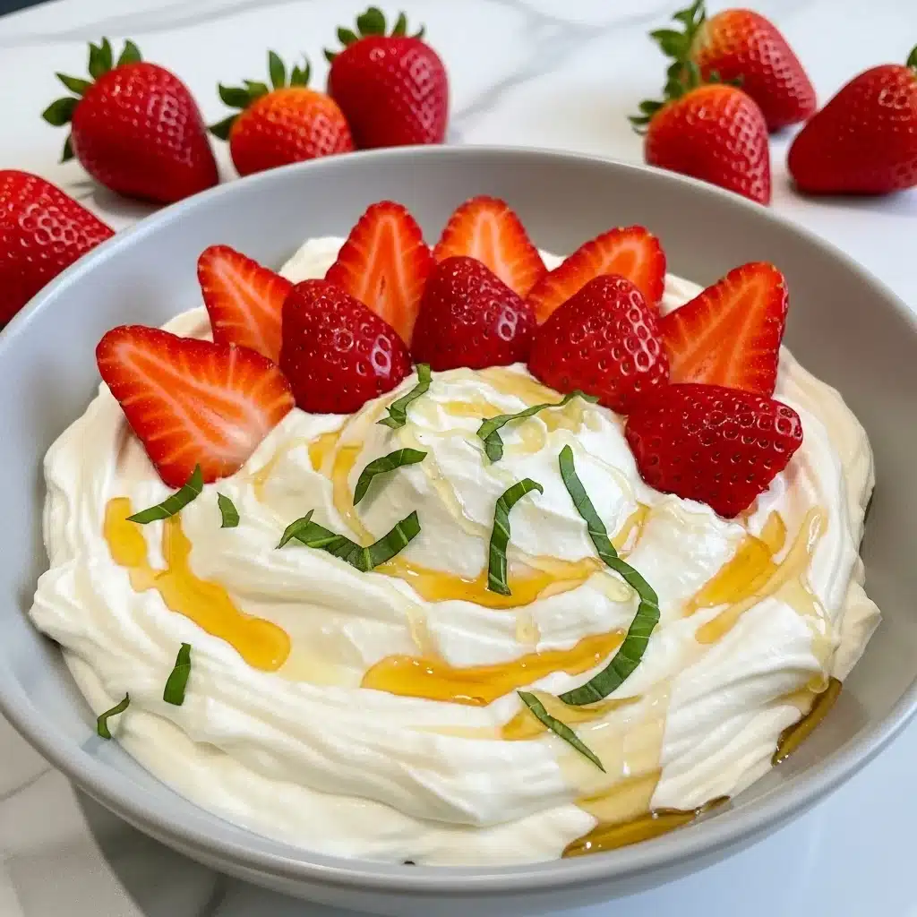 Whipped Feta with Strawberries