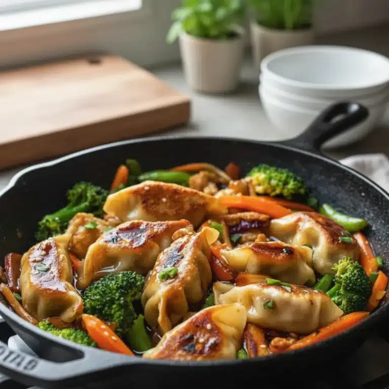 Delicious Homemade Potsticker Stir Fry Recipe