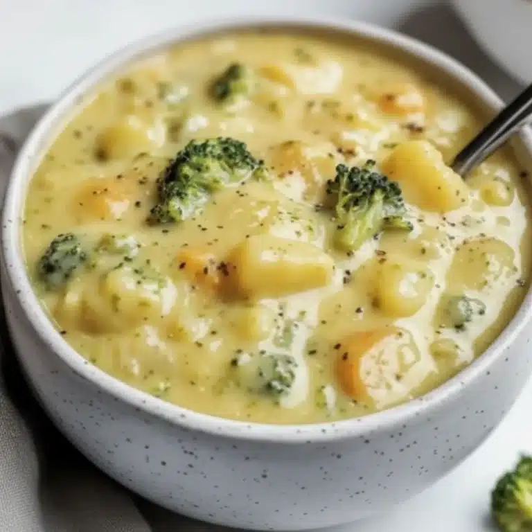 Broccoli Potato Cheese Soup