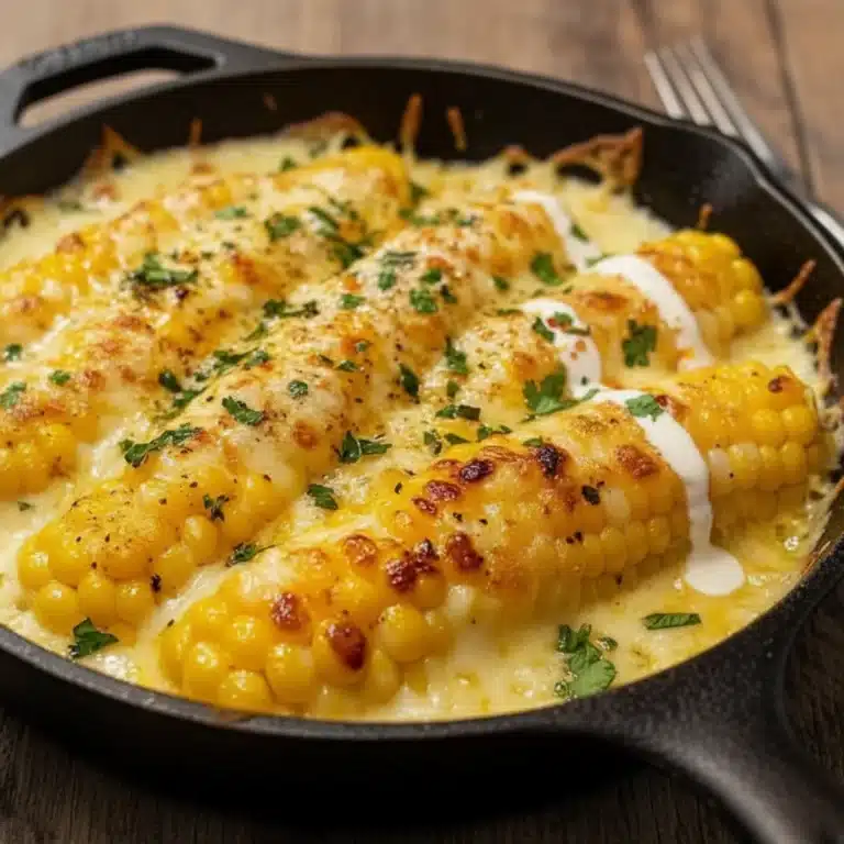 Cheesy Garlic Butter Corn