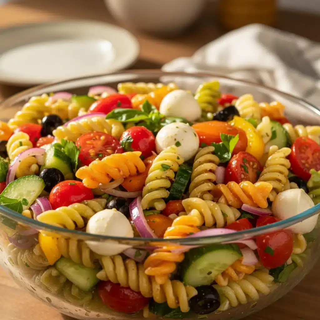 High Protein Pasta Salad Recipe