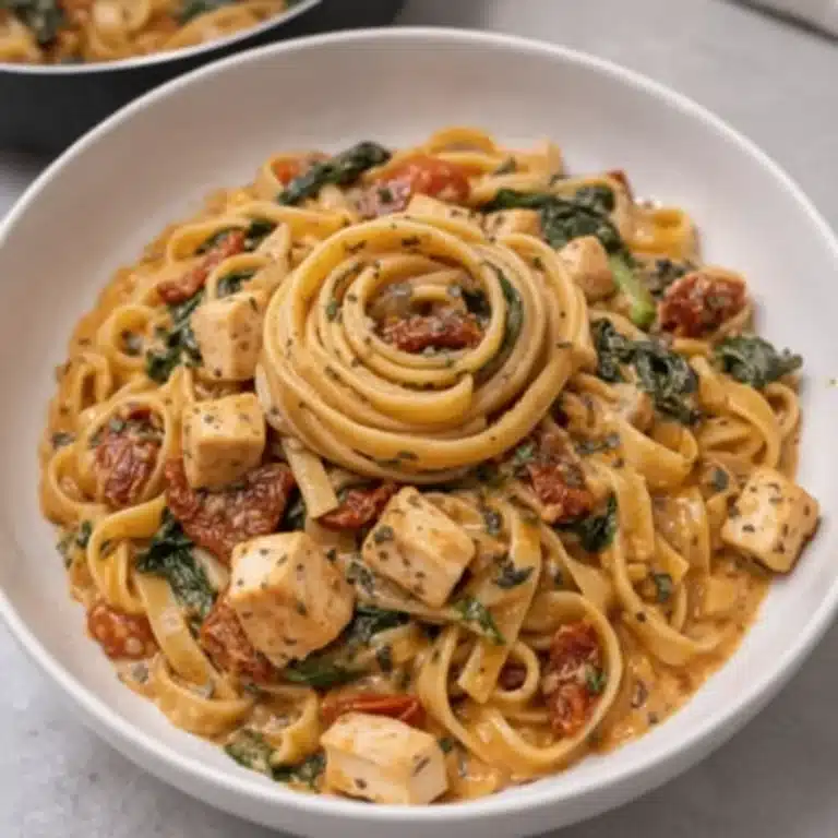 Creamy Chicken & Sun-Dried Tomato Pasta
