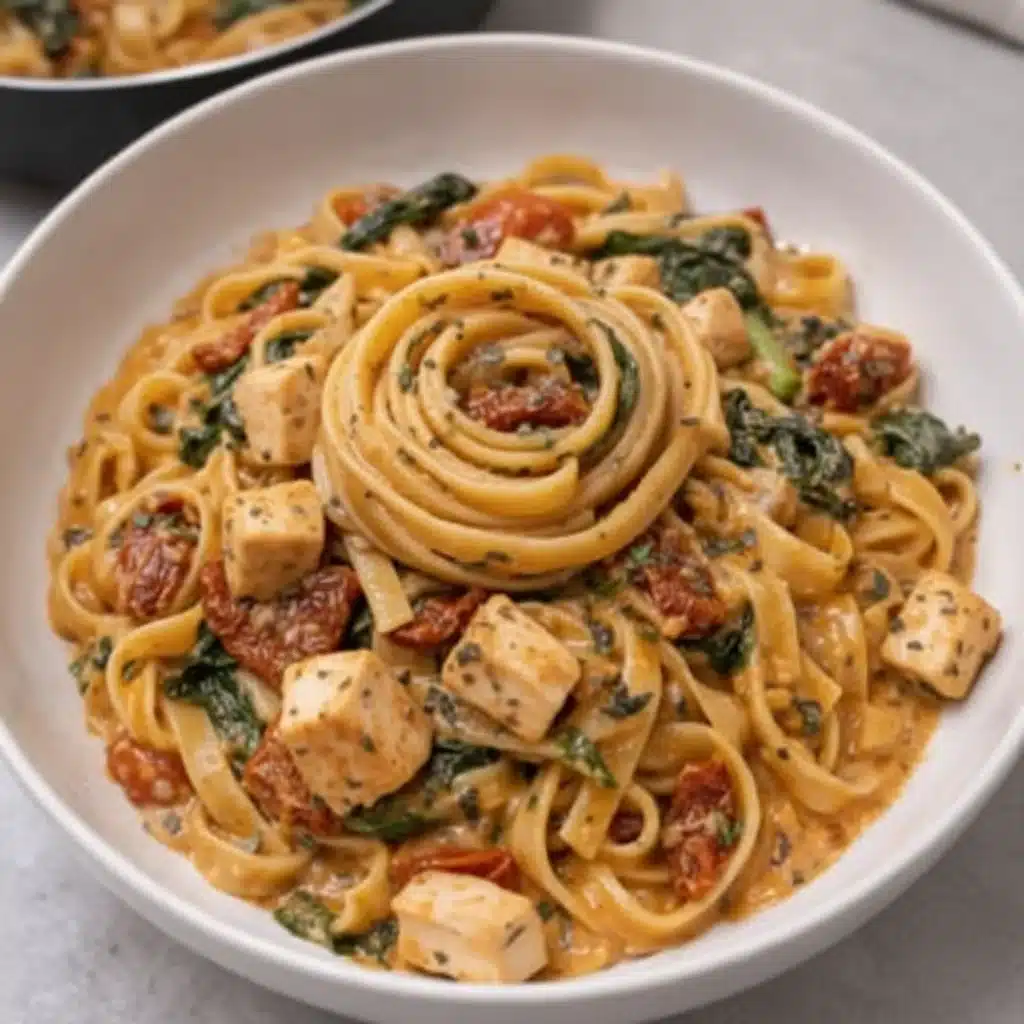 Creamy Chicken & Sun-Dried Tomato Pasta
