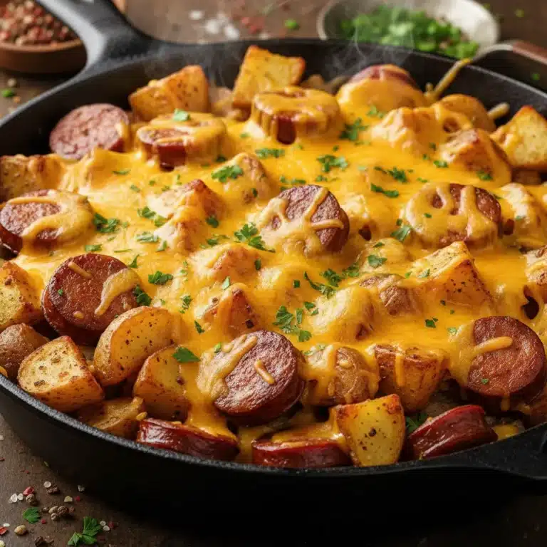 Cheesy Ranch Potatoes Smoked Sausage Recipe