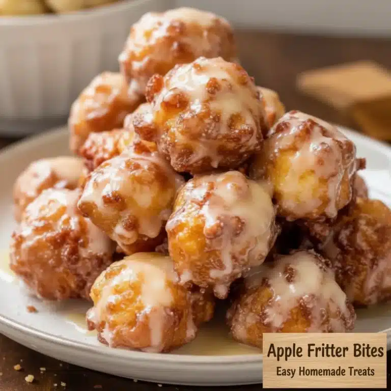 Apple Fritter Bites Easy Homemade Treats