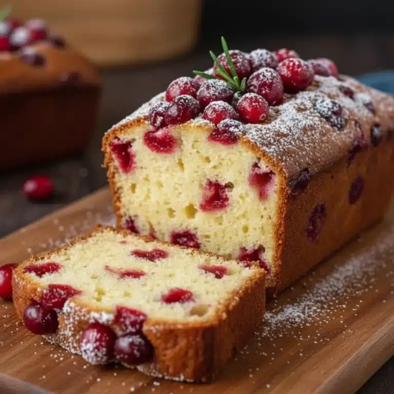 Moistest Cranberry Bread Ever!
