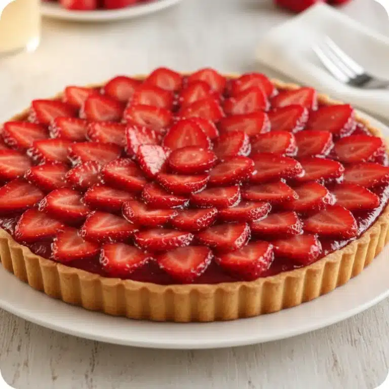 Easy Strawberry Slab Pie Recipe