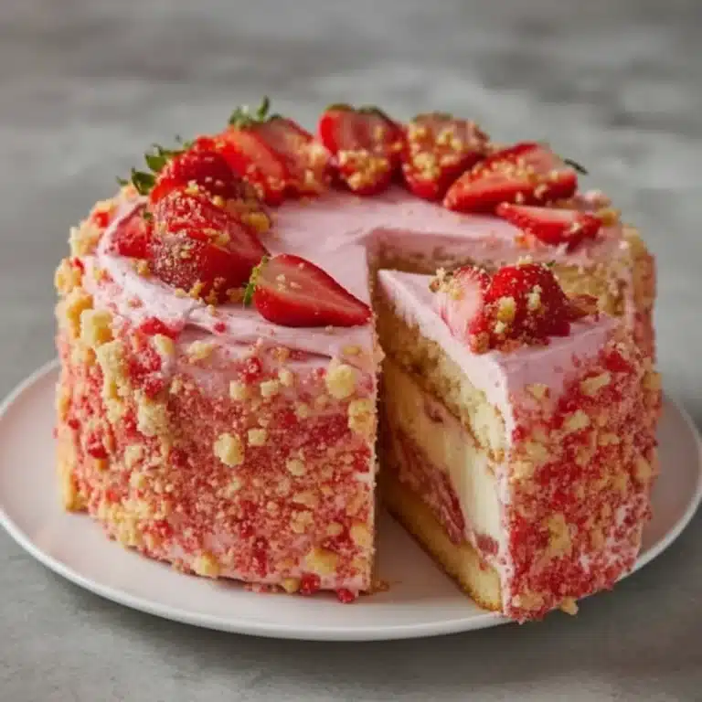 BEST RECIPE for Strawberry Shortcake Cheesecake