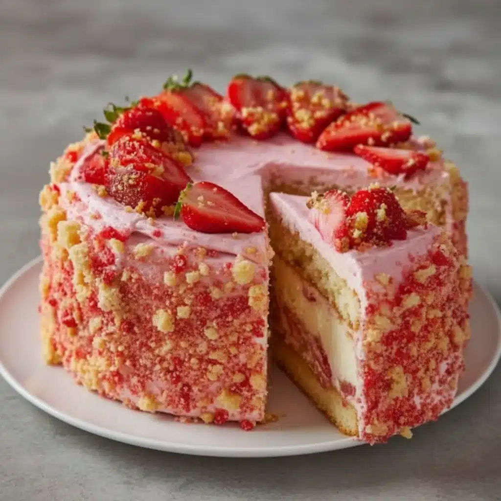BEST RECIPE for Strawberry Shortcake Cheesecake