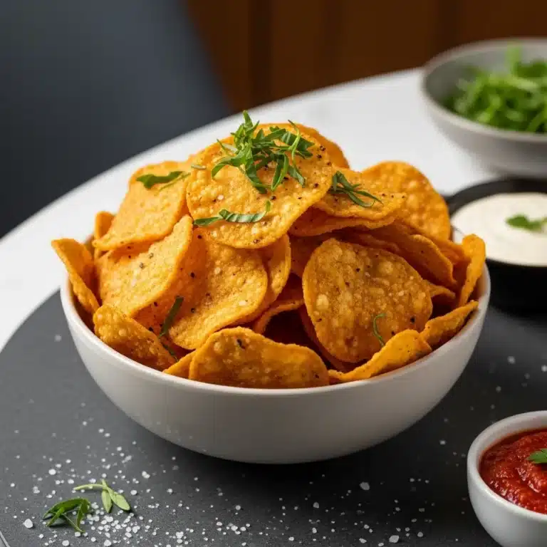 Air Fryer Pasta Chips