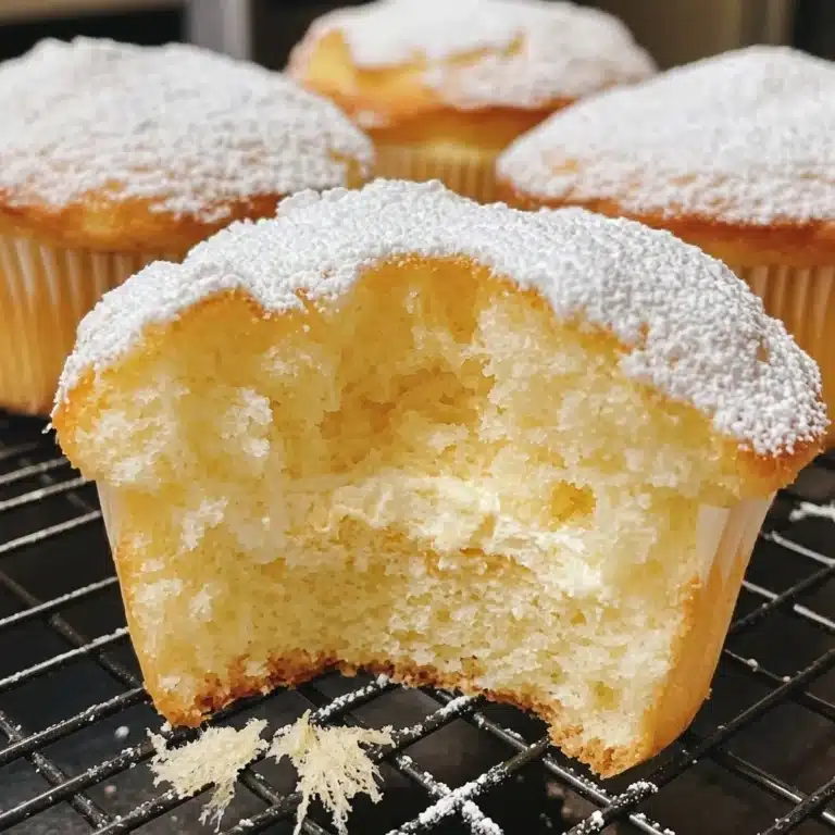 Fluffy Japanese Cotton Cheesecake Cupcakes