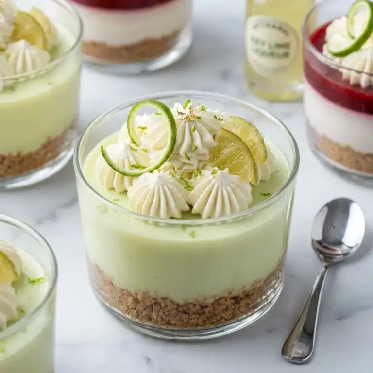 No-Bake Key Lime Cheesecake Cups