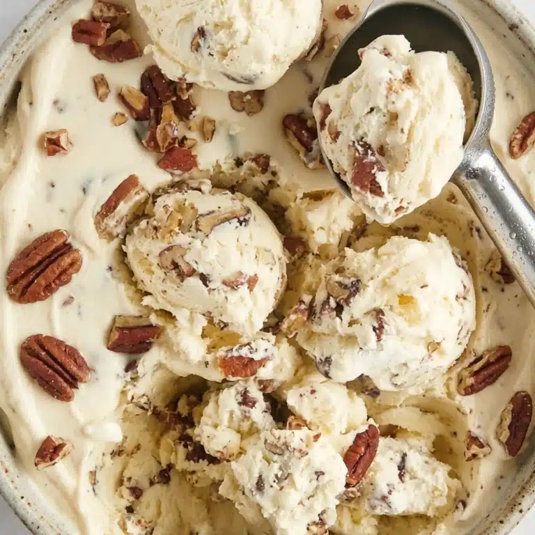Classic Southern Butter Pecan Ice Cream Delight