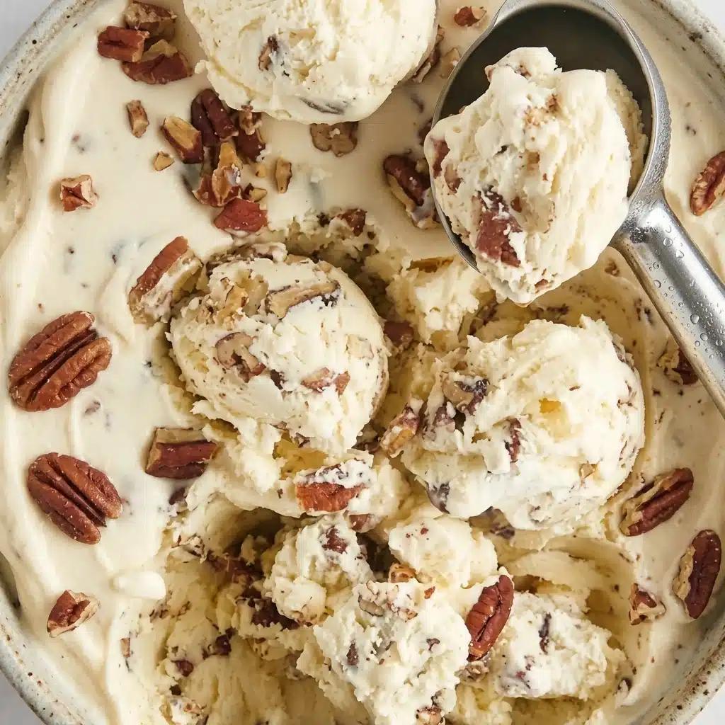 Classic Southern Butter Pecan Ice Cream Delight