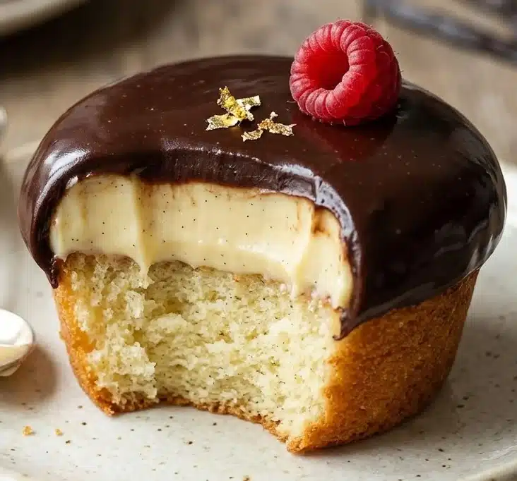 Boston Cream Cupcakes