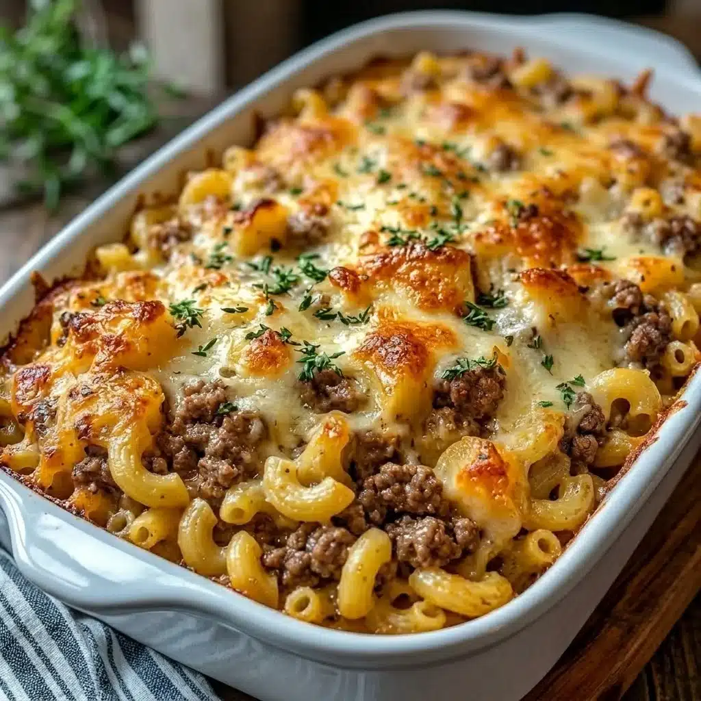 BEST RECIPE for Cheesy Hamburger Casserole