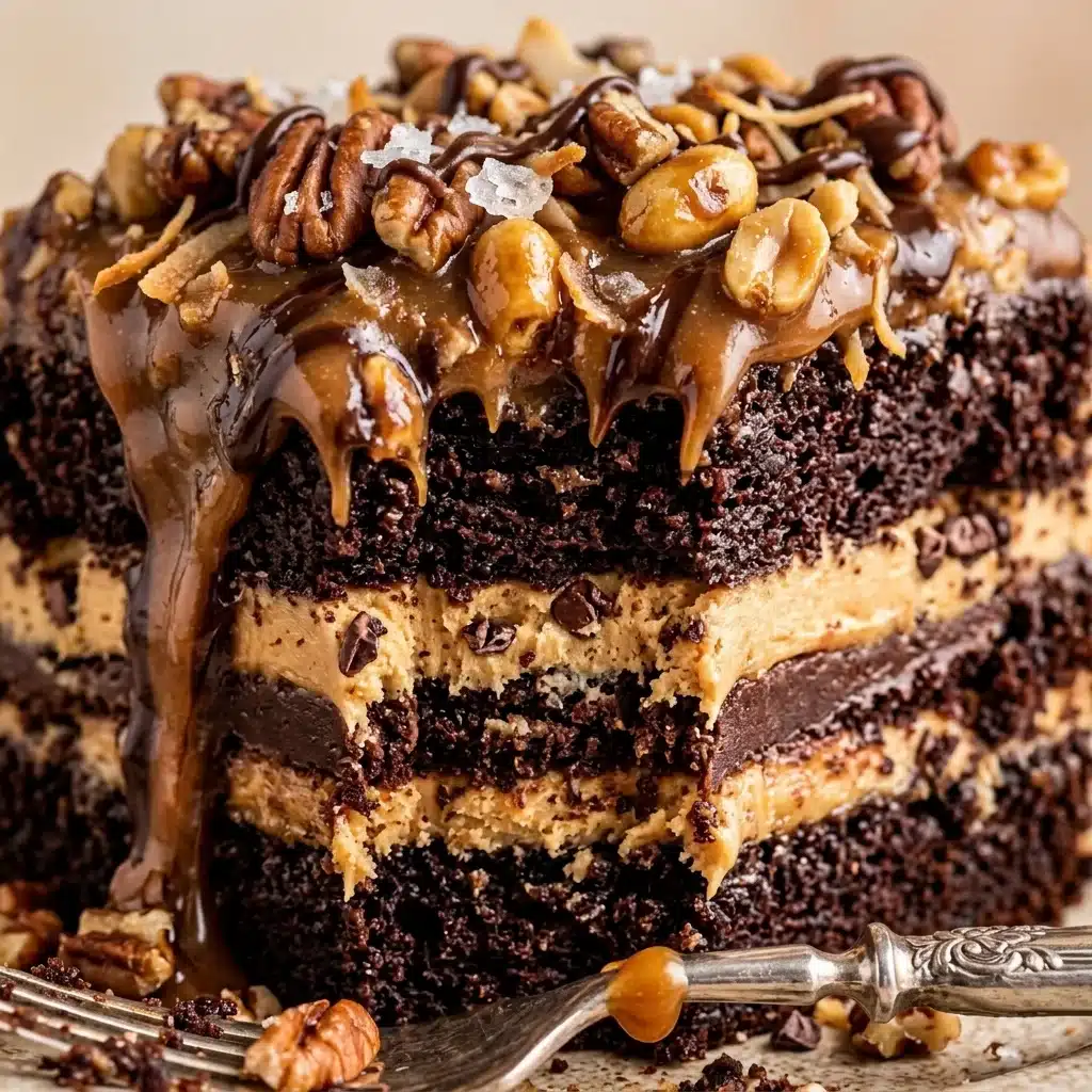 Chocolate Turtle Cake