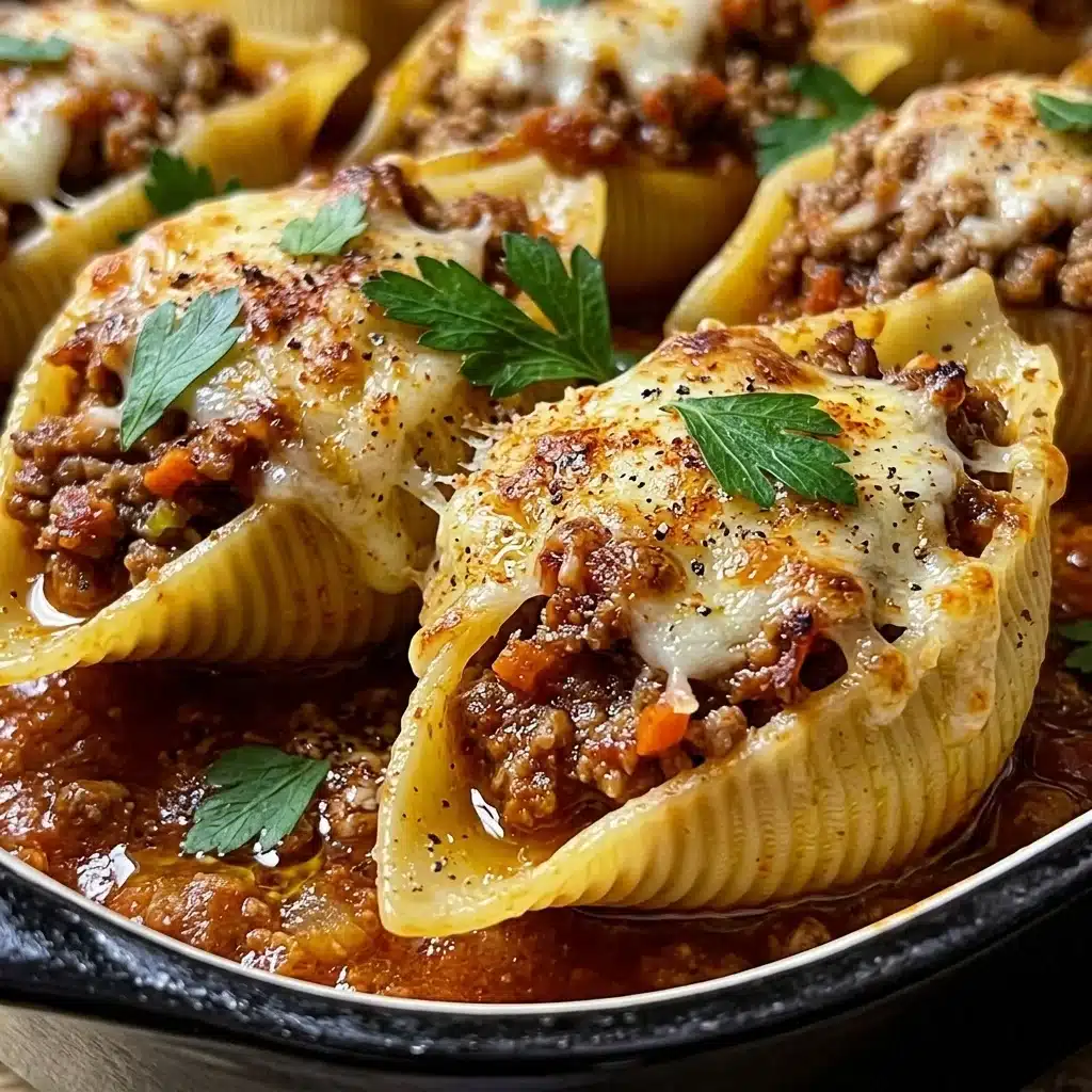Creamy Ricotta Beef Stuffed Shells Recipe